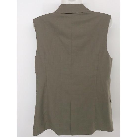 * MOUSSY Moussy no sleeve long sleeve the best gilet size F Brown lady's P
