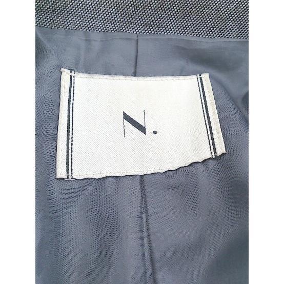 ◇ N. Natural Beauty Basic 2B 長袖 テーラードジャケット サイズM グレー系 レディース P_画像4