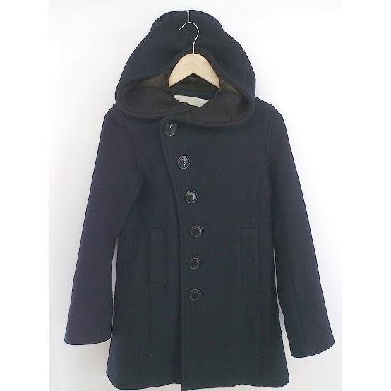 * SUNAOKUWAHARA Sunao Kuwahara длинный рукав пальто размер M черный женский P