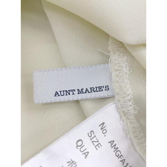 ◇ Aunt Marie's アントマリーズ バンドカラー 長袖 シャツ ブラウス サイズF クリーム系 レディース P_画像4