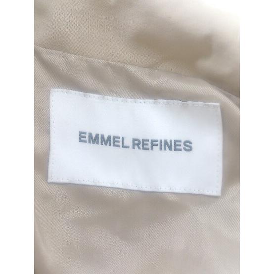 ◇ ◎ EMMEL REFINES UNITED ARROWS ウエストリボン付き 長袖 コート サイズS ベージュ系 レディース P_画像4