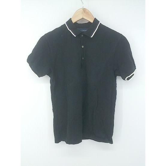 ◇ URBAN RESEARCH シンプル カジュアル 鹿の子 半袖 ポロシャツ サイズM ブラック マルチ レディース P_画像1