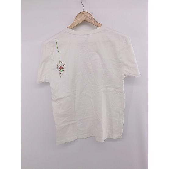 ◇ graniph × はらぺこあおむし プリント カジュアル 半袖 Tシャツ カットソー サイズS ホワイト レディース P_画像2