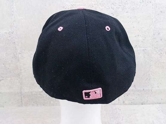 ◇ NEW ERA ニューエラ キャップ 帽子 ブラック ピンク 7 1/2 59.6cm メンズ_画像4