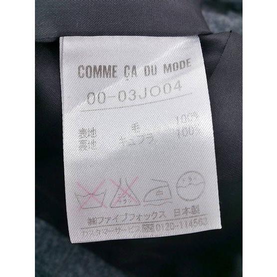 ◇ COMME CA DU MODE コムサデモード 2B シングル 長袖 テーラード ジャケット サイズ7 グレー系 レディース P_画像5