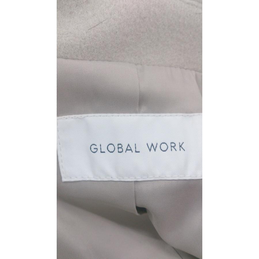◇ GLOBAL WORK グローバルワーク 通勤 通学 大人女子 長袖 チェスター コート サイズM グレージュ レディース P_画像3