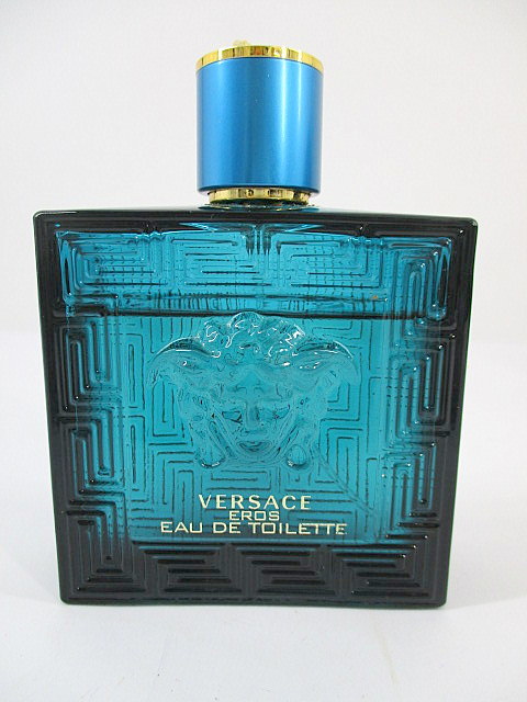 1円★ VERSACE ヴェルサーチ EROS EAU DE TOILETTE エロス オーデトワレ 100ml 香水 フレグランス 残8割程度 中古_画像1