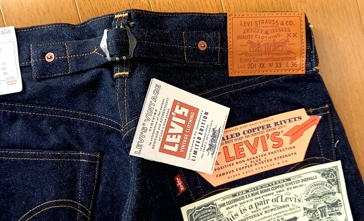 正規品リーバイス 201XX W33 L36 555 バレンシア工場産　デッドストック　米国製　ゴールデンサイズ　 Levi's 501XX 551ZXX ヴィンテージ_画像4