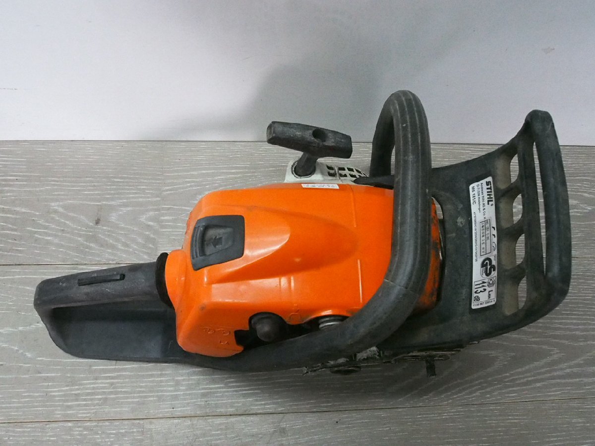 ☆【2H0116-8】 STIHL スチール エンジンチェーンソー MS181C-BE ジャンク_画像5