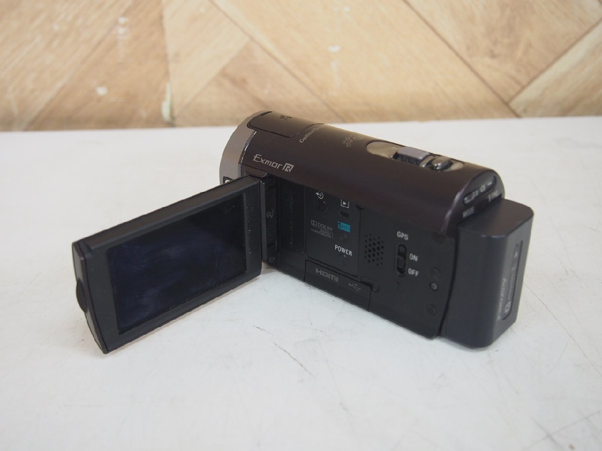 ☆【1K0117-10@5】 SONY ソニー デジタルビデオカメラ HDR-CX370V 2010年製 バッテリー付属 HANDYCAM 現状品_画像8