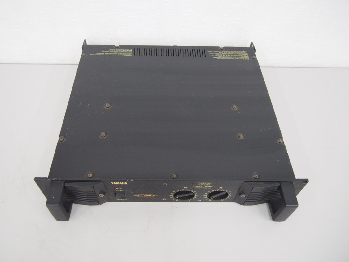 ☆【2K0124-12】 YAMAHA ヤマハ POWER AMPLIFIER パワーアンプ PC7500 ジャンク_画像3