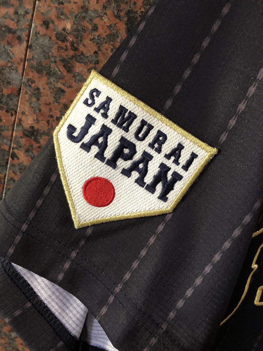 野球大きめユニフォーム サイズO japan サムライジャパン　侍ジャパン　SAMURAIJAPAN　WBC ユニフォーム ミズノ　日の丸　刺繍ワッペン_画像7