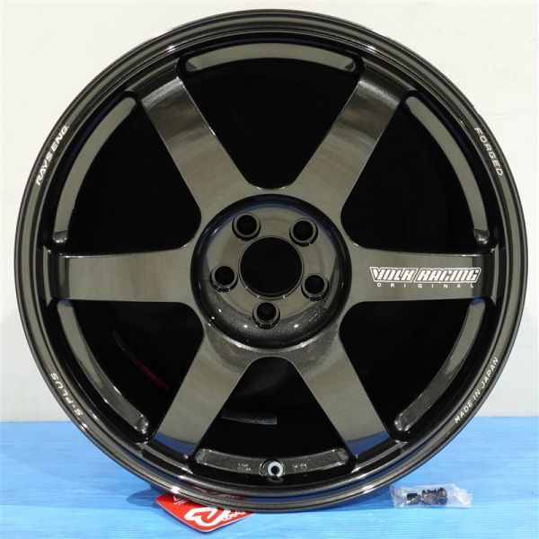 激レアサイズ！VOLK RACING TE37SAGA S-PLUS 18インチ 9J MM 4本セット 新品価格◎送料無料 +47 5H/100 RAYS レイズ ボルクレーシング GR86_画像1