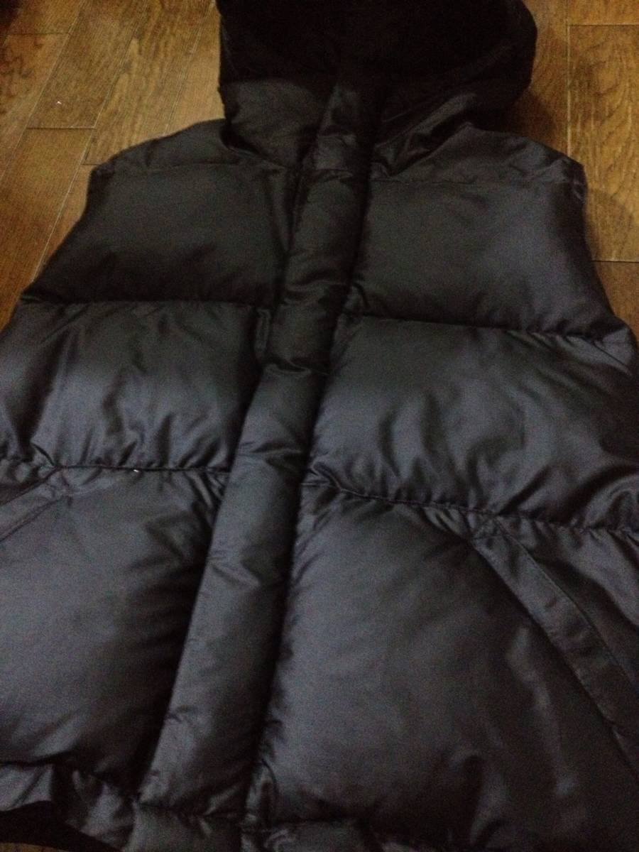 別注 CRESCENT DOWN WORKS×Walnuts クレセントダウンワークス INTEGRAL HOOD DOWN VEST インテグラル フード ダウン ベスト ブラック S_画像4