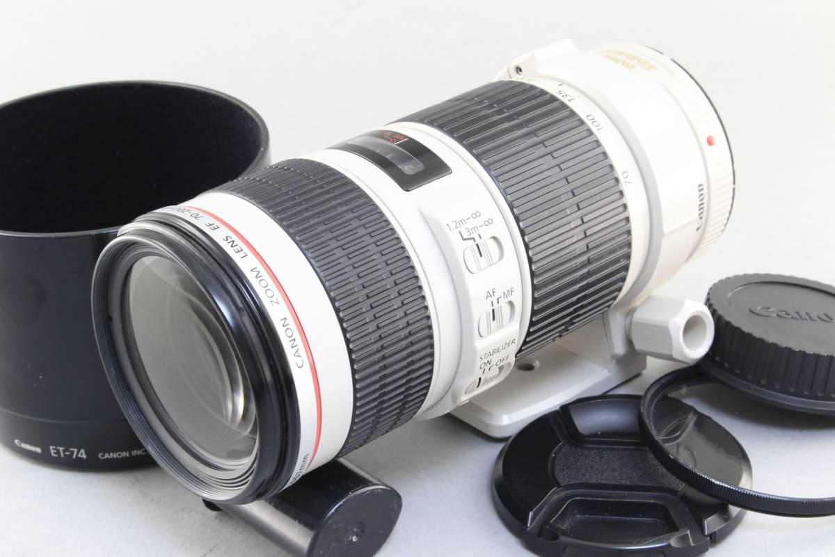 AB+ (美品) Canon キャノン EF 70-200mm F4 L IS USM 初期不良返品無料 領収書発行可能_画像1