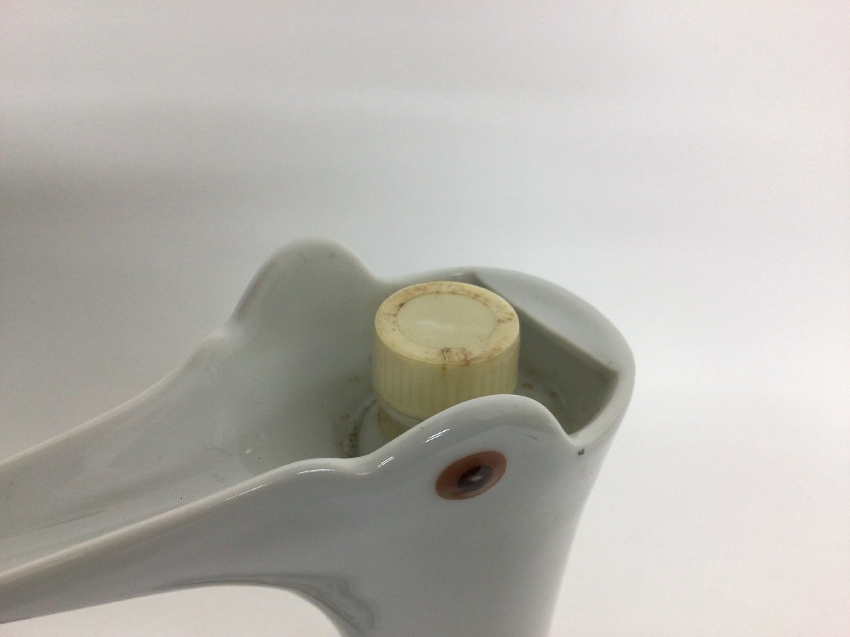 72 シャボー XO ホワイトグース 陶器ボトル 1405g 700ml【重量番号:2】_画像5