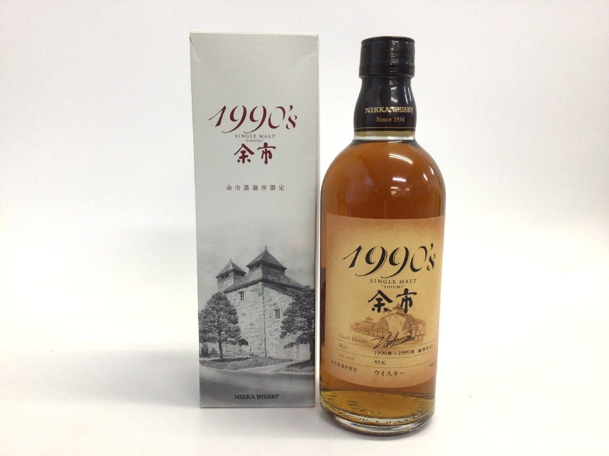 59 ニッカ 余市 1990 500ml【重量番号:2】_画像1