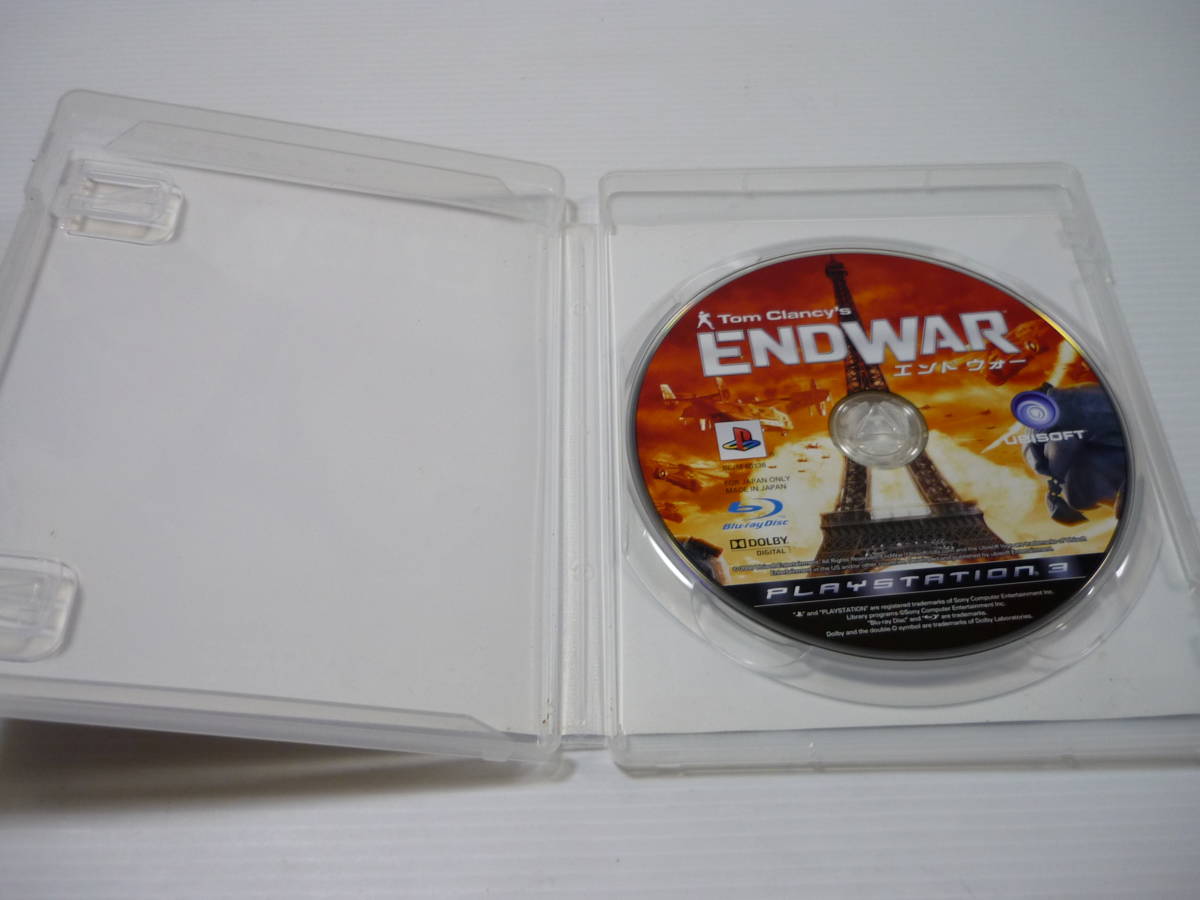 [管00]【送料無料】ゲームソフト PS3 Tom Clancy’s ENDWAR (エンド ウォー) プレステ PlayStation