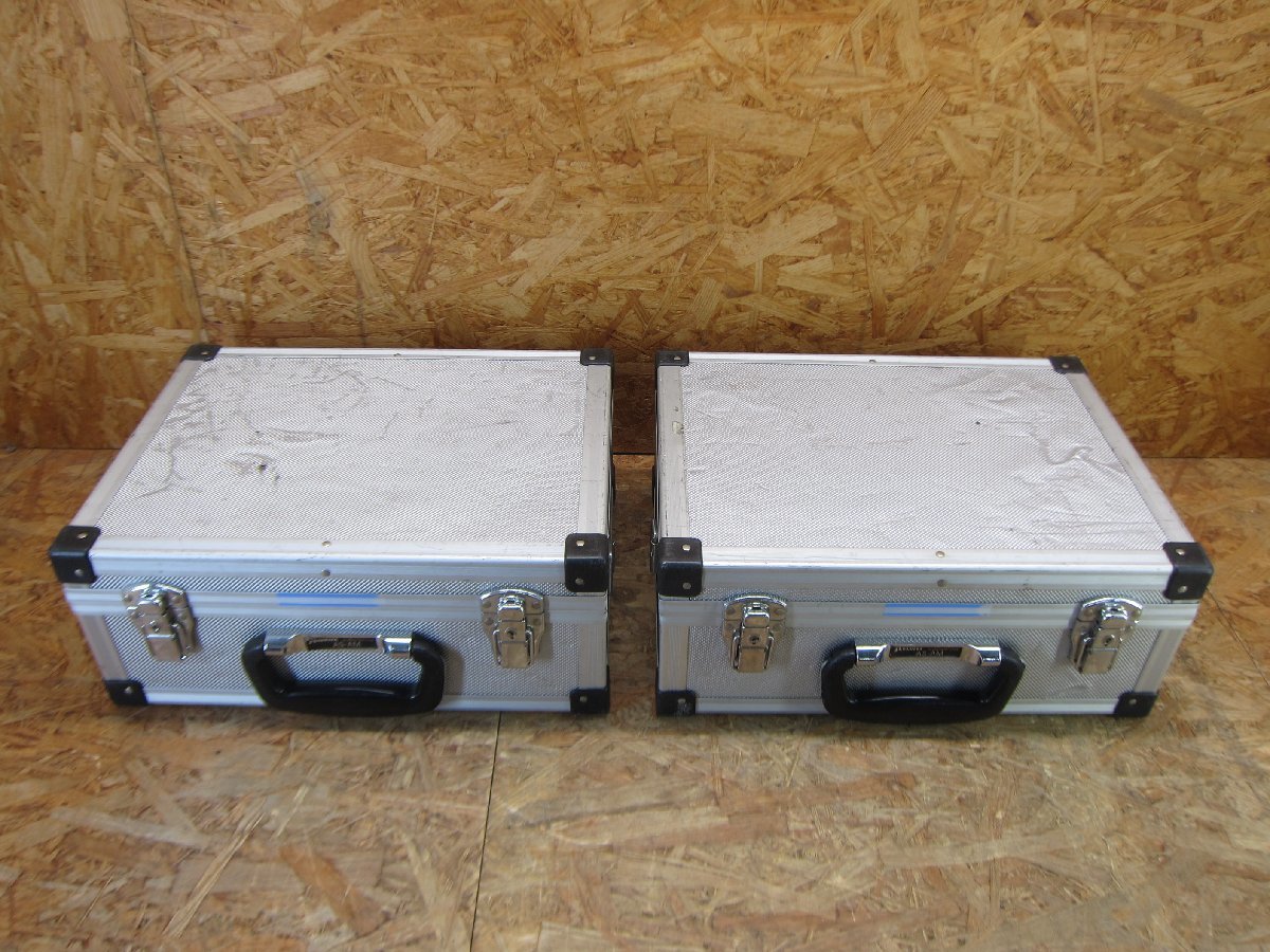 *HAKUBA AS-AM* equipment transportation hard case trunk type machinery case aluminium attache case 2 piece set *[HC271]