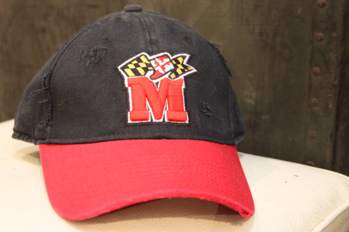 日本未発売 メリーランド大学 オフィシャルライセンス ツートンキャップ / Terps 帽子 NCAA フットボール_画像1