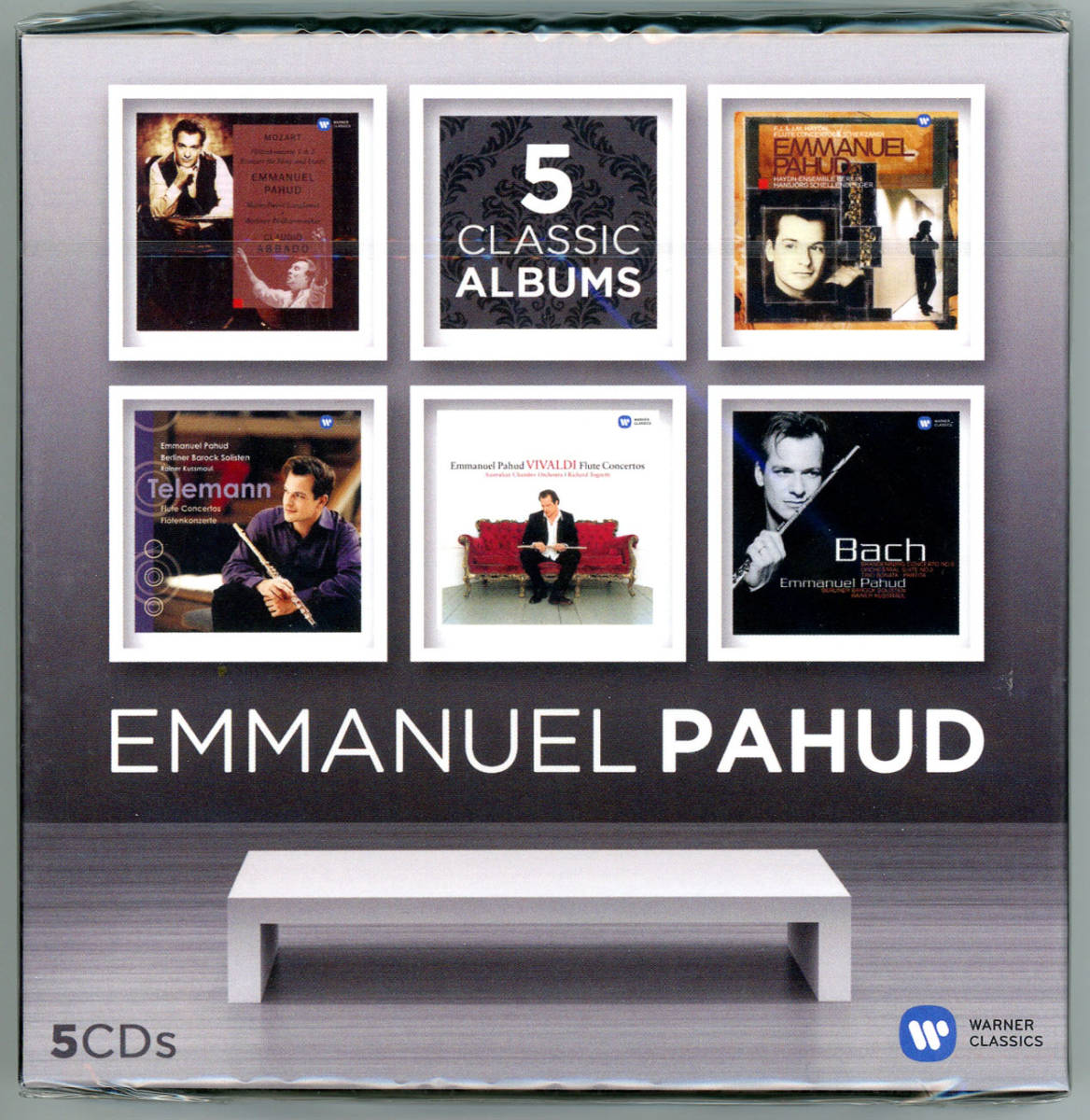 【未開封】 Emmanuel Pahud - 5 Classic Albums, Box Set, 5CDs, 輸入盤 (EMI Classics)の画像1