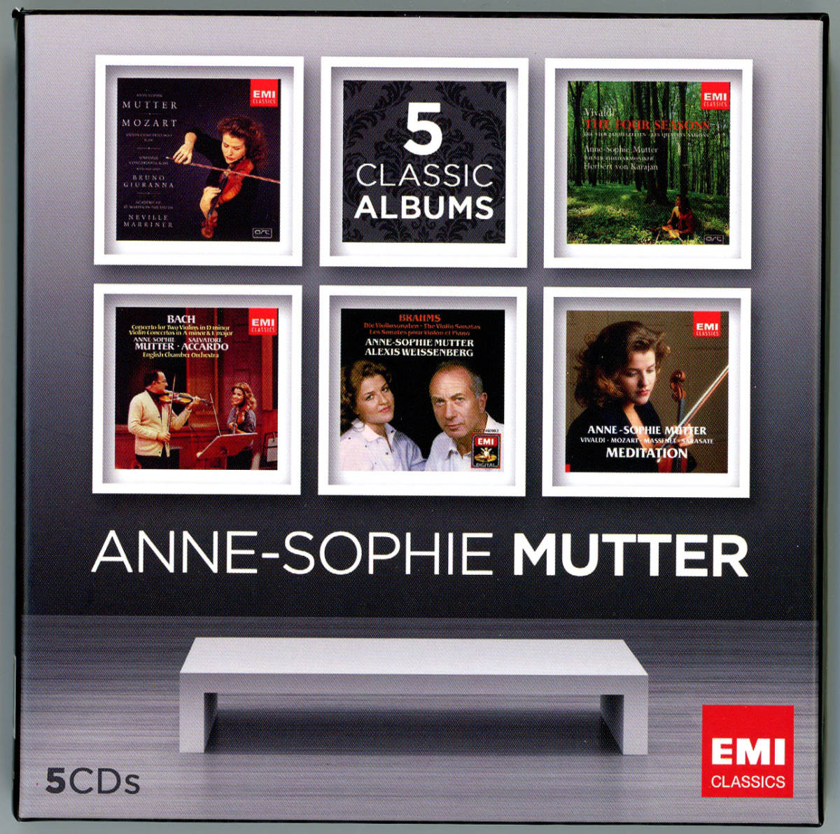 Anne-Sophie Mutter - 5 Classic Albums, Box Set, 5CDs, 輸入盤 (EMI Classics)の画像1