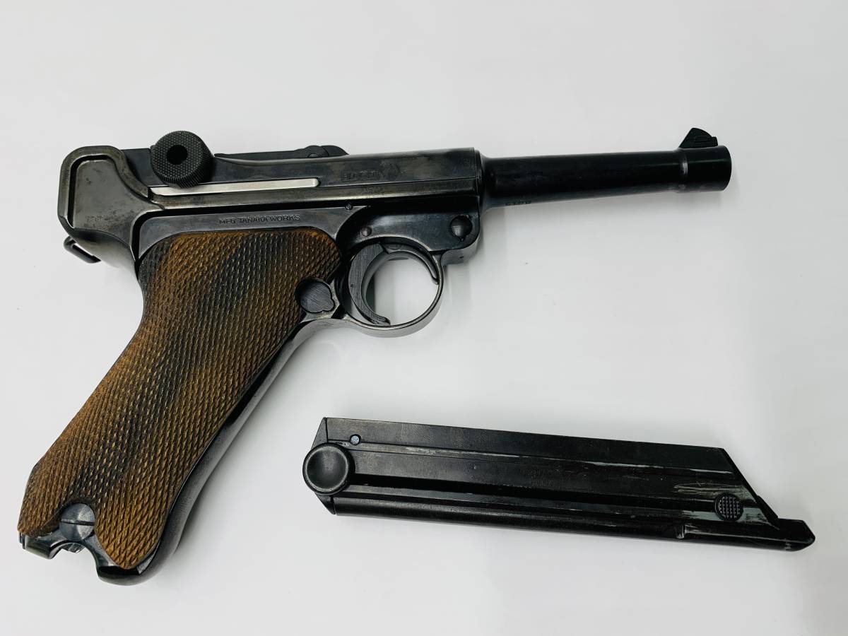 【G-116】 ジャンク ガスガン タナカワークス ルガー 08 B90 S91 ハンドガン TANAKA WORKS LUGER P08_画像2