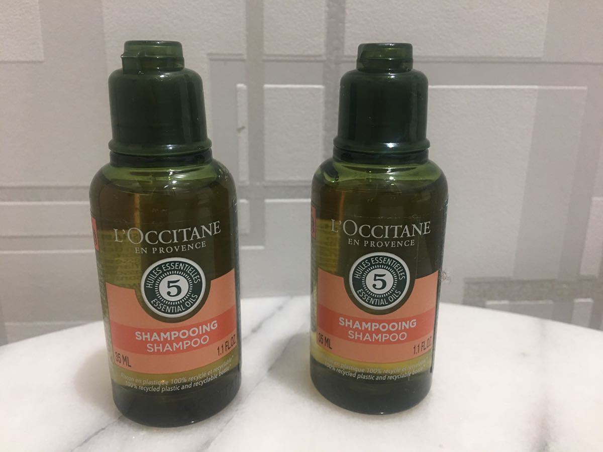 送料185円～　 L’OCCITANE ロクシタン アメニティー 6点セット ファイブハーブス シャンプー コンディショナー シャワージェル フランス_画像4