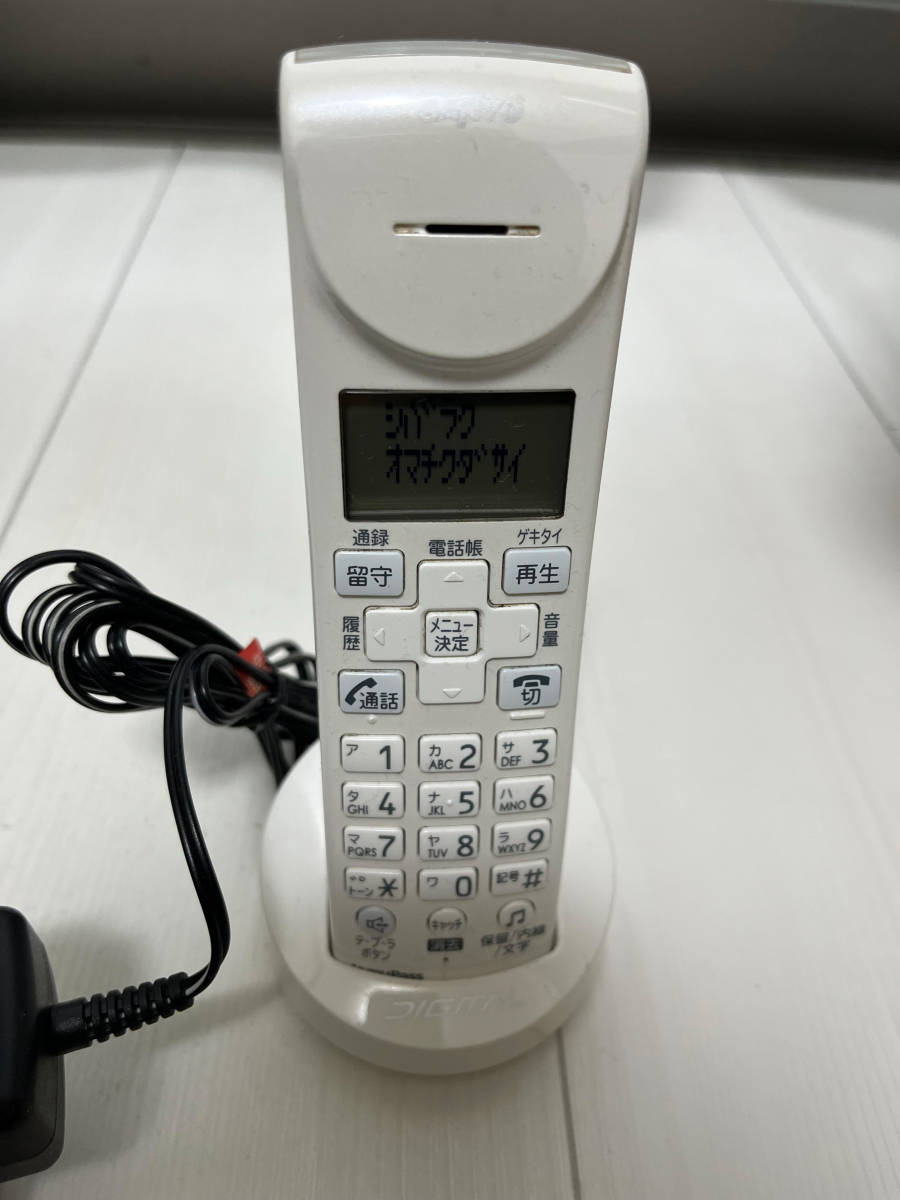 サンヨー デジタルコードレス留守番電話機 TEL-DH3 _画像5