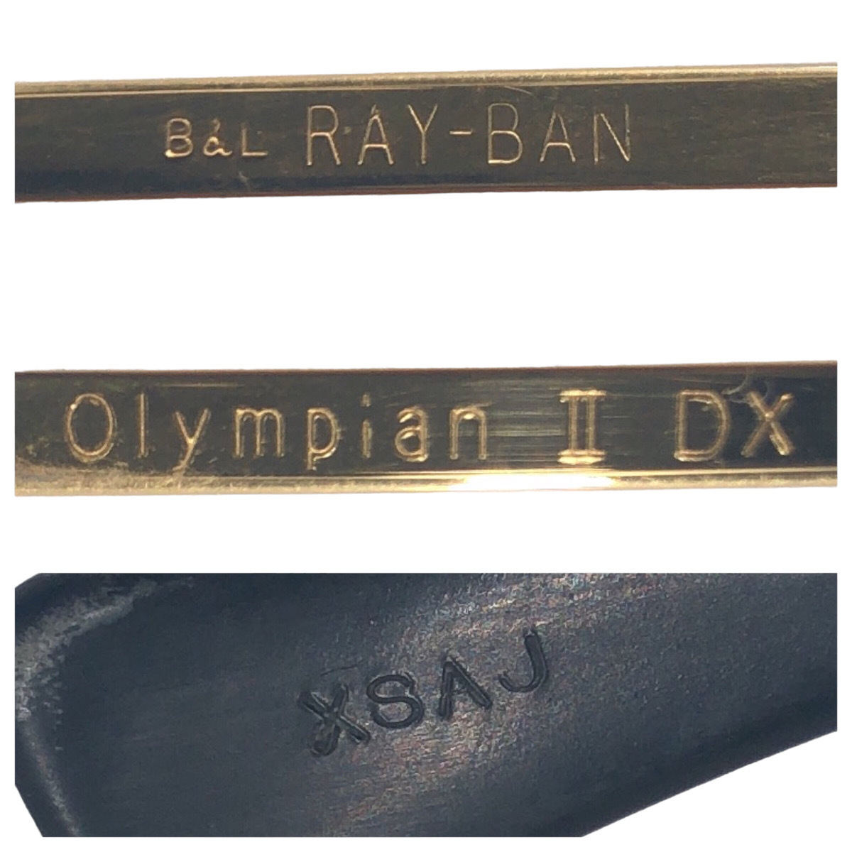 Ray-Ban レイバン B&L RAY-BAN Olympian II DX ゴールド 金 グリーン 緑 メタル サングラス メンズ 403755_画像7
