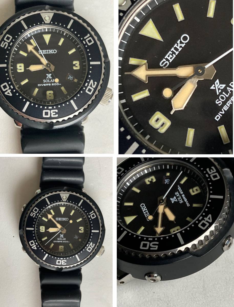 SEIKO　セイコー　プロスペックス　ダイバースキューバー　SBDN065　ソーラー　エディフィス　別注　限定　中古稼働品　_画像7