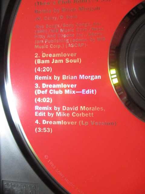 Mariah Carey マライア・キャリー DREAMLOVER ドリームラヴァー 4ヴァージョン 米 プロモ CD ミュージック・ボックス Music Box_画像7