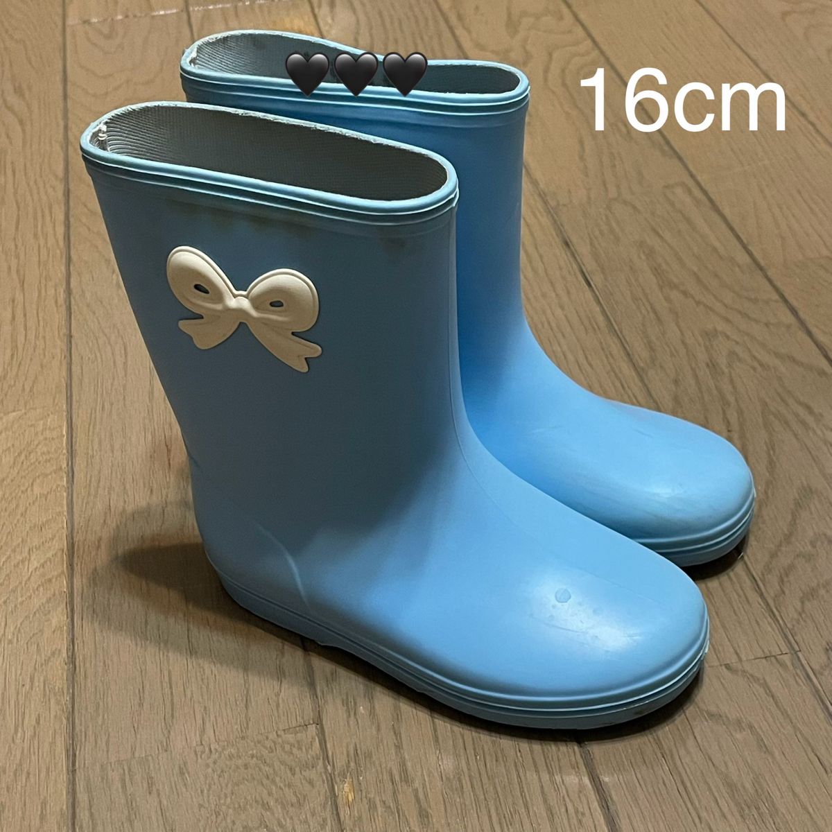 ポプキンズ　長靴　16cm レインブーツ 防水