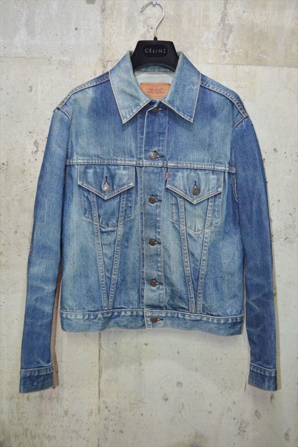 リーバイス　Levi's　Ｇジャン　デニム　トラッカー　ジャケット　ブルゾンL　70505　レプリカ D4929_画像1