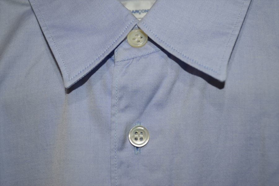 コムデ ギャルソン シャツ COMMEdesGARCONS SHIRT　長袖　ブルー　シャツ　S　FZ-B023 D4906　_画像4