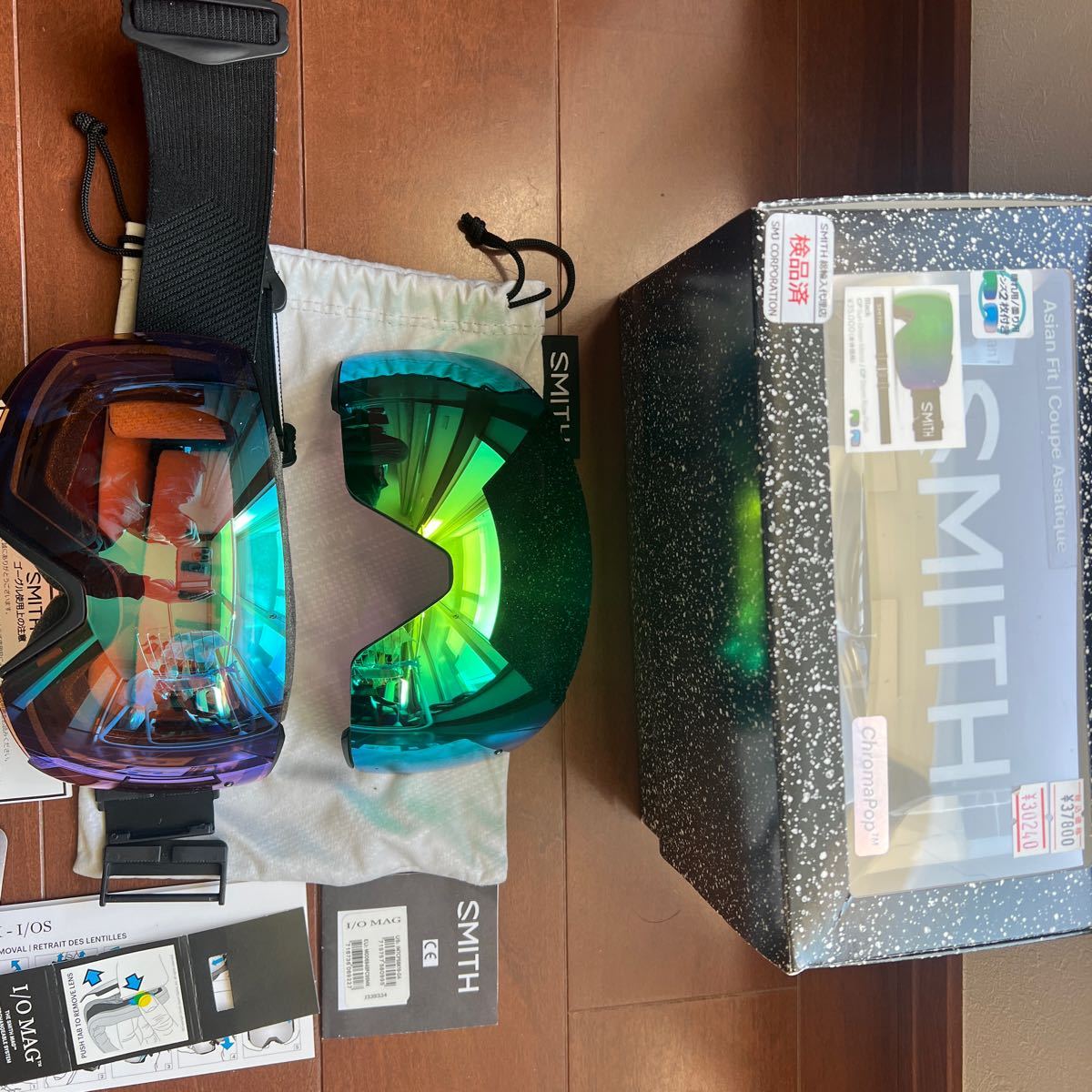 SMITH/スミス SNOW GOGGLE I/O MAG FRAME BLACK ASIANFIT/アジアンフィット SNOWBOARDS スノーボード スキー ゴーグル スノボ 18-19_画像9