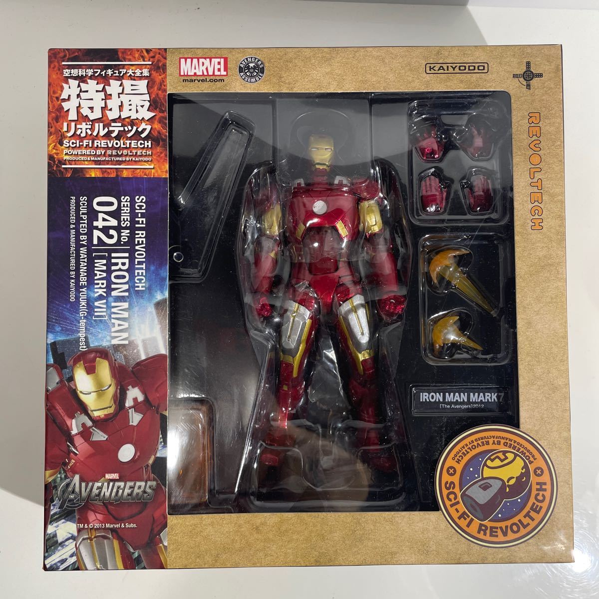 海洋堂 特撮リボルテック marvel No.042 IRON MAN MARKVII アイアンマン マーク7 フィギュア_画像1