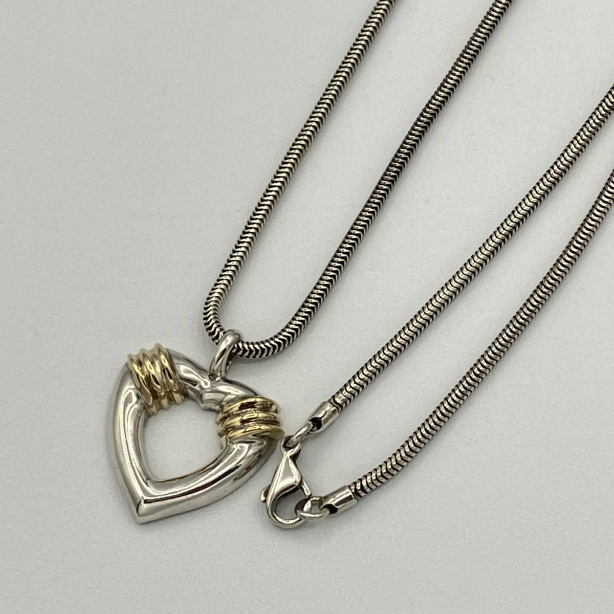 希少品 ティファニー ハート コンビ ビンテージ ネックレス 希少品 ティファニー ハート コンビ ビンテージ ネックレス