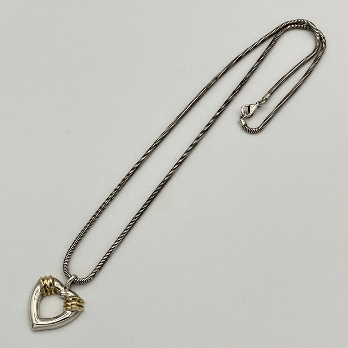 希少品 ティファニー ハート コンビ ビンテージ ネックレス 希少品 ティファニー ハート コンビ ビンテージ ネックレス