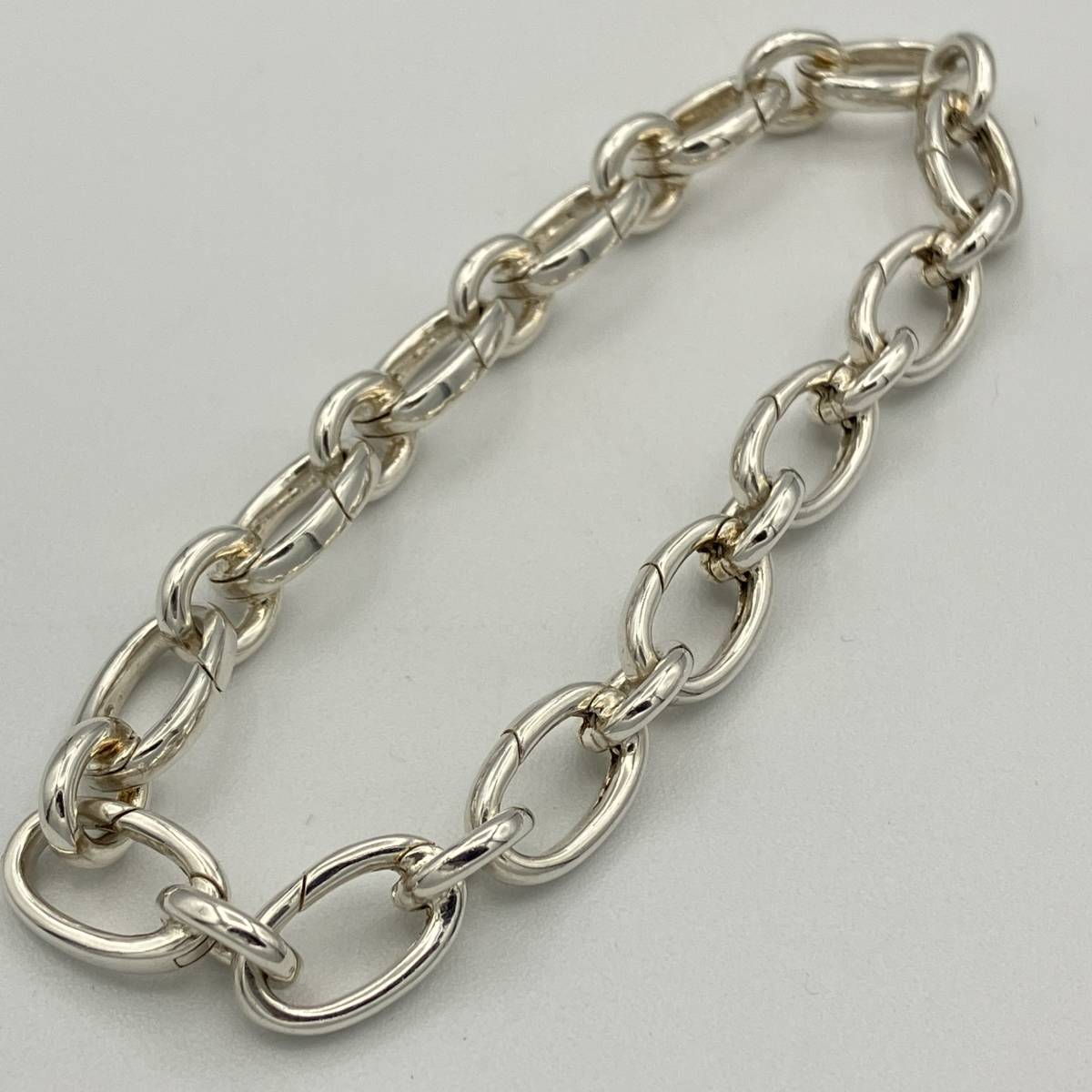 希少品 ティファニー オーバル リンク クラスプ ブレスレット 希少品 ティファニー オーバル リンク クラスプ ブレスレット