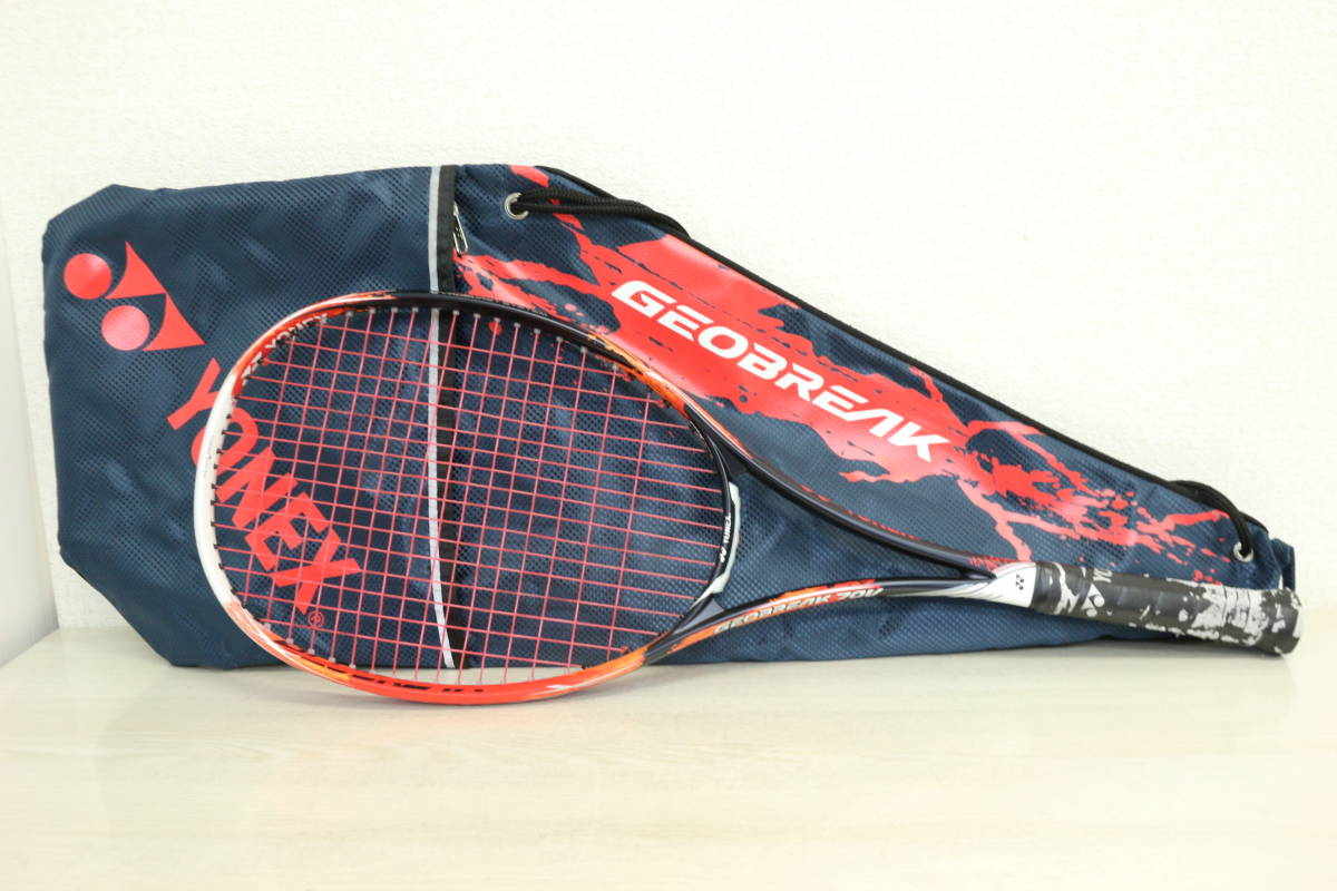 1000円～ YONEX 軟式用 テニスラケット GEOBREAK 70V 2H755_画像1