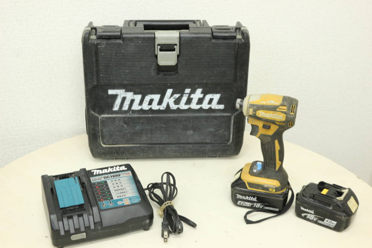 makita/マキタ 18V 充電式インパクトドライバ TD172D 本体/充電器/バッテリー×2/ケース 7I113