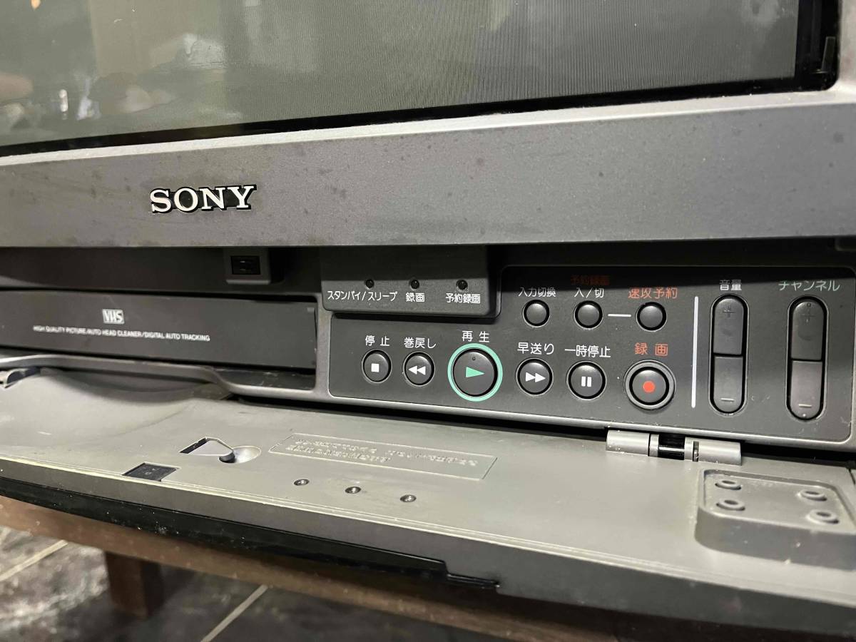 通電確認済SONY トリニトロンカラービデオテレビKV-16VW1 95年製 通電確認済SONY トリニトロンカラービデオテレビKV-16VW1 95年製