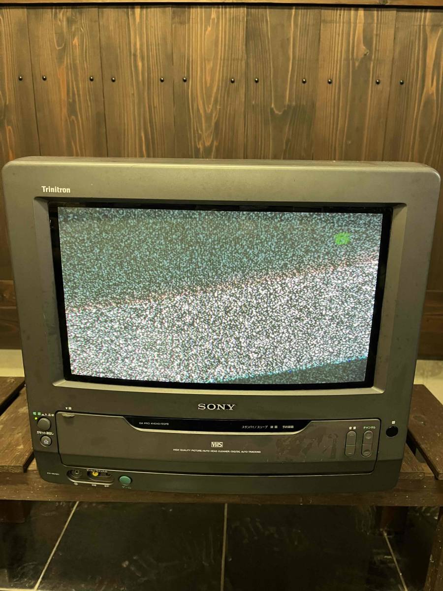 通電確認済SONY トリニトロンカラービデオテレビKV-16VW1 95年製 通電確認済SONY トリニトロンカラービデオテレビKV-16VW1 95年製