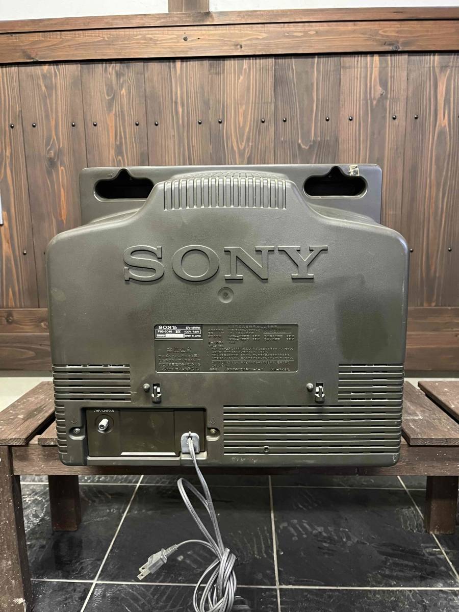 通電確認済SONY トリニトロンカラービデオテレビKV-16VW1 95年製 通電確認済SONY トリニトロンカラービデオテレビKV-16VW1 95年製
