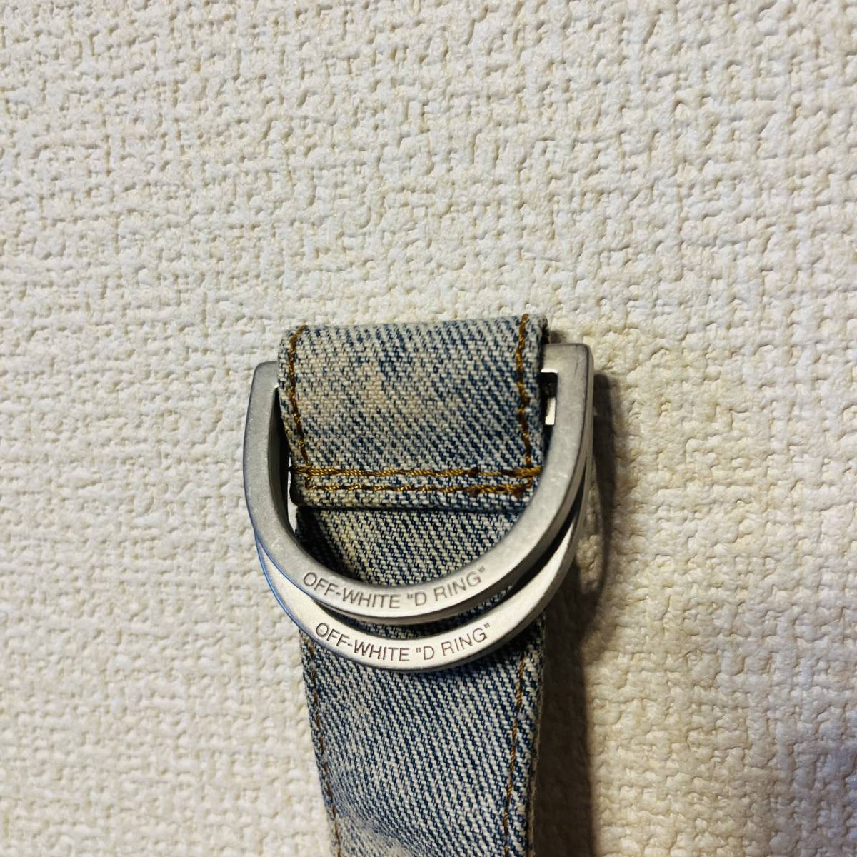 【未使用品】OFF WHITE DENIM BELT オフホワイト デニム ベルト _画像2