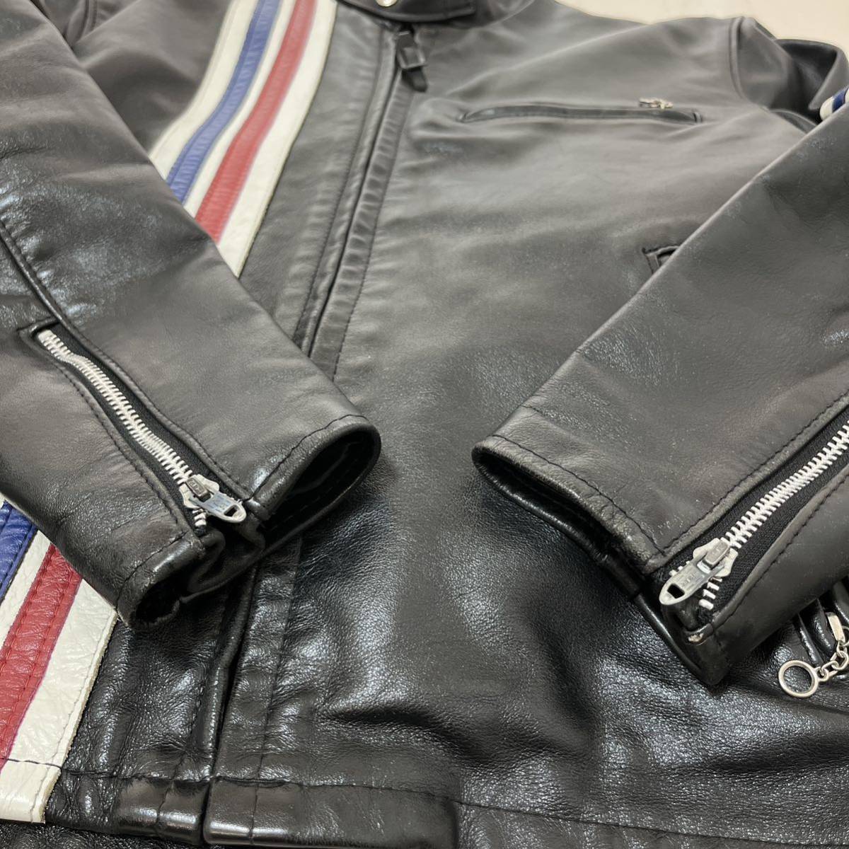 米国製 Schott 40 レザーライダースジャケット ショット 馬革 本 米国製 Schott 40 レザーライダースジャケット ショット 馬革 本