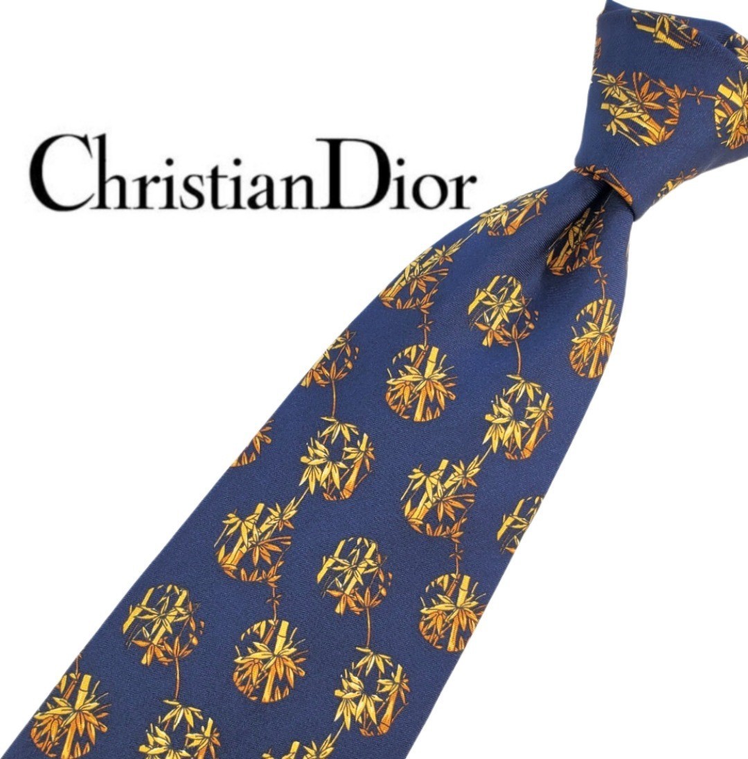 445/ 美品 Christian Dior クリスチャンディオール 中古 USED ネクタイ_画像1