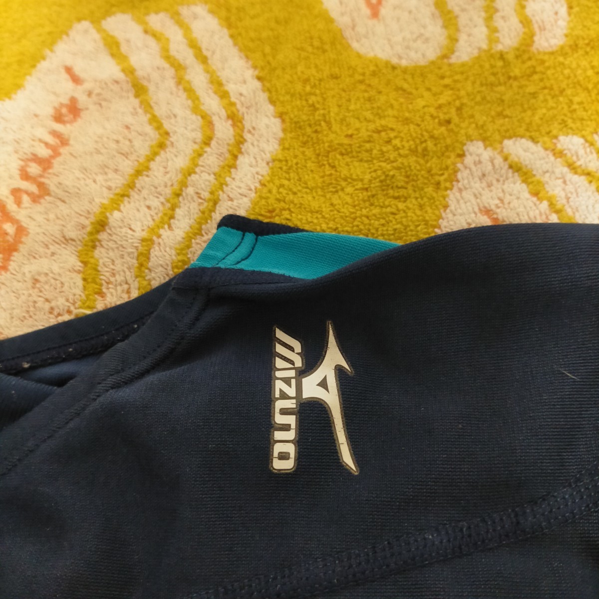 レディース 競泳水着 練習 水着 ワンピース 紺 系 140 ミズノ MIZUNO セントラル CENTRAL SPORTS _画像3