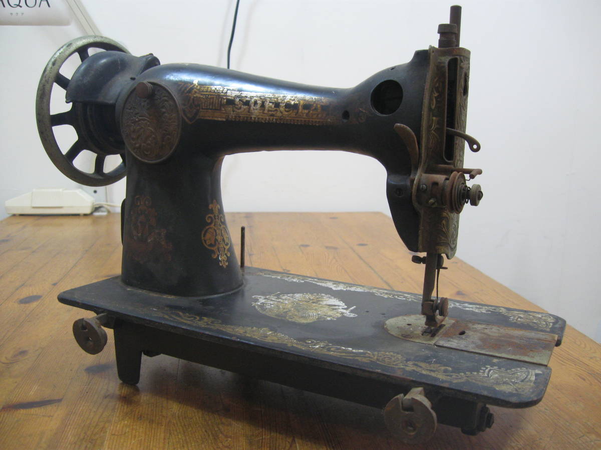 783. [ decoration for ]SPECIAL special sewing machine antique goods head machine part antique Showa Retro 